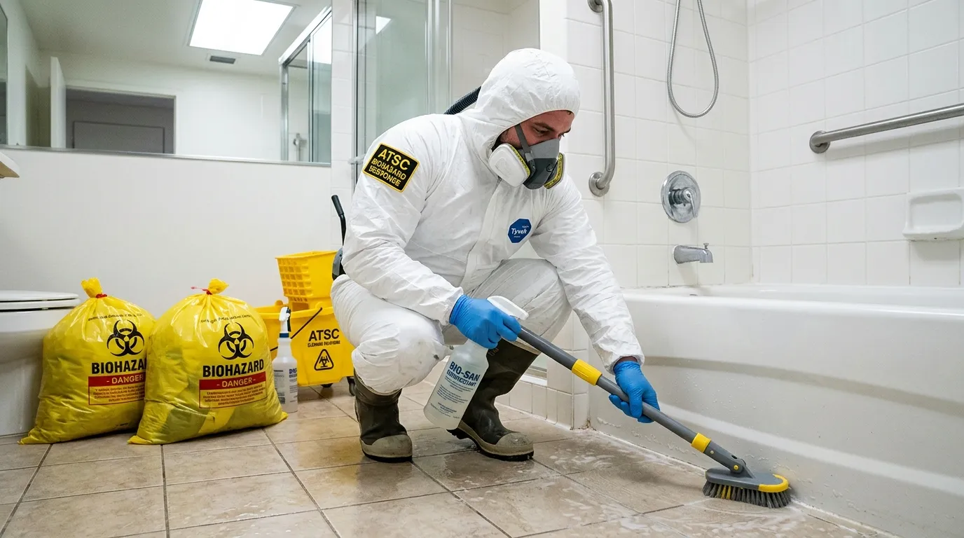 Decontamination equipment deployed for Blood Cleanup in McMinnville